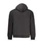 Black Cotton Men's Hooded Sweatshirt