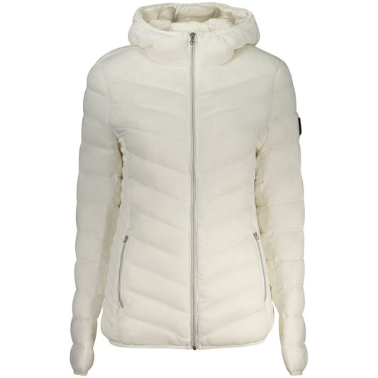 White Polyamide Women Jacket