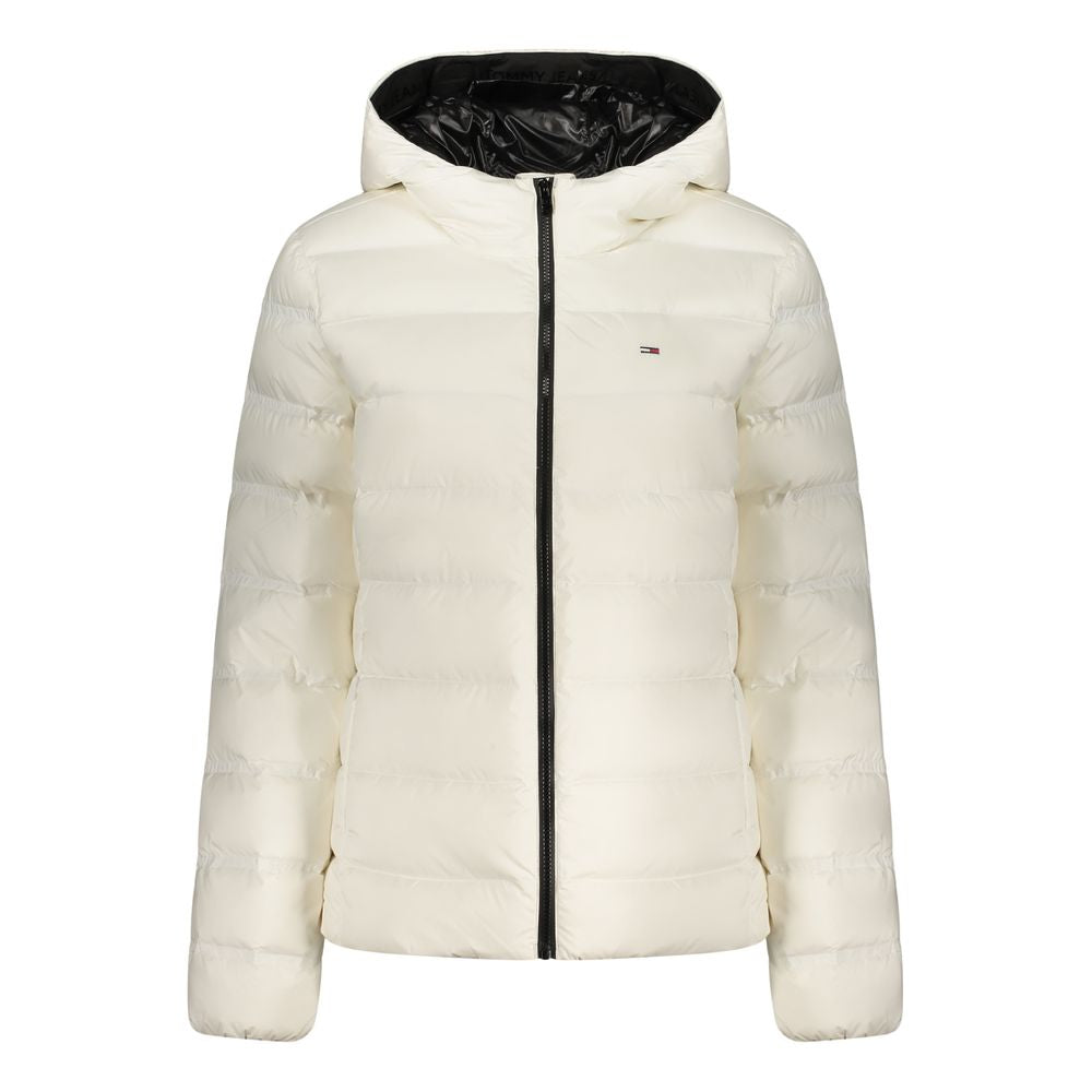 White Polyester Jackets & Coat