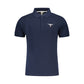 Blue Cotton Polo Shirt