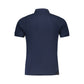 Blue Cotton Polo Shirt
