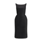 Black Cotton Casual Dress