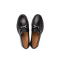 Black Calfskin Slip-On Loafers