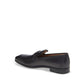 Black Calfskin Slip-On Loafers