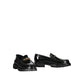 Black Calfskin Slip-On Loafers
