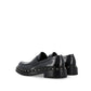 Black Calfskin Slip-On Loafers