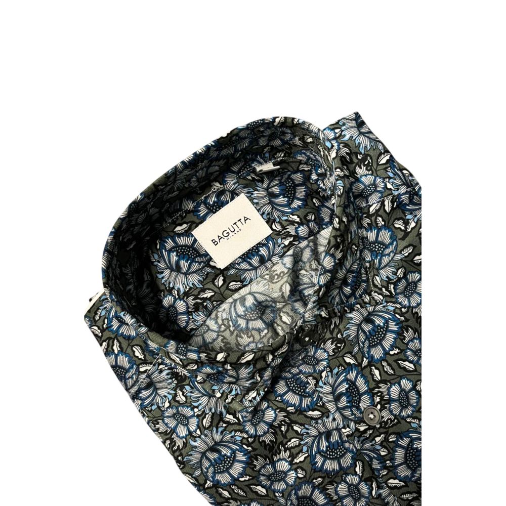 Multicolor Cotton Men's Shirt