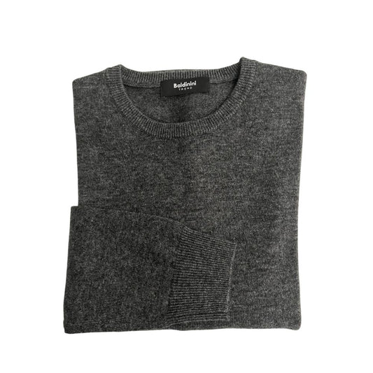 Gray Cashmere Men Sweater