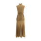 Beige Copper Casual Dress