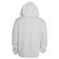 White Cotton Hooded Pullover Sweatshirt Men