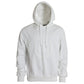 White Cotton Hooded Pullover Sweatshirt Men