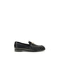 Black Calf Leather Bos Taurus Slip-On Loafers
