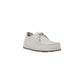 White Leather Slip-On Loafers