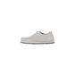White Leather Slip-On Loafers