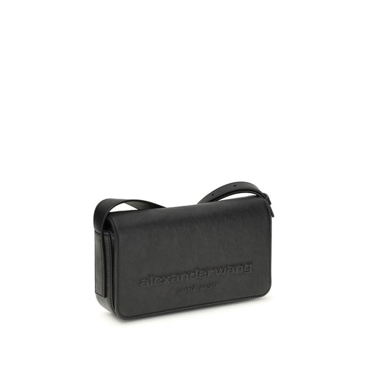 Black Calf Leather Bos Taurus Shoulder Bag