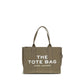 Bicolor Cotton Shoulder Bag