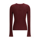 Bordeaux Wool Sweatshirt