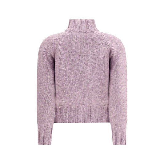 Purple Cashmere Cardigan