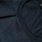 Dark Blue Silk Crew Neck Short Sleeve T-shirt