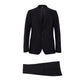 Black Wool Two-Piece Suit