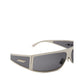 Gray Metal Sunglasses