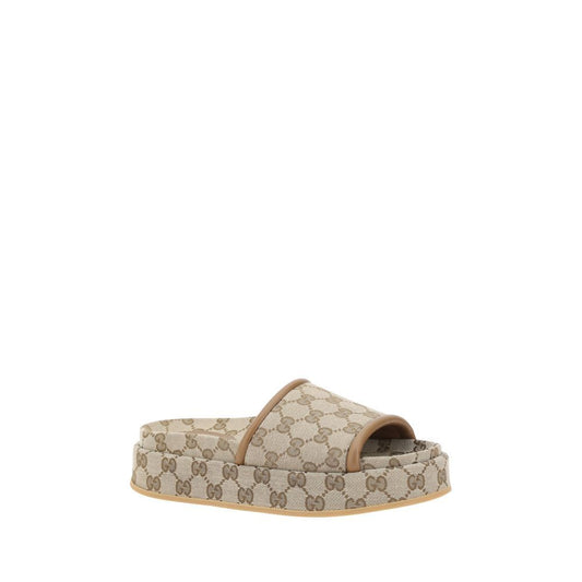Beige Polyamide Sandals