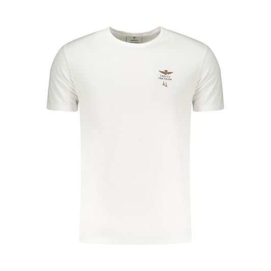 White Cotton Men's T-Shirt
