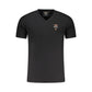 Black Cotton Men Underwear Shirt