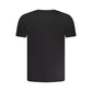"Black Cotton Men Underwear Crew Neck Tee"