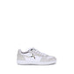 White Calf Leather Bos Taurus Low Top Sneakers
