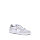 White Calf Leather Bos Taurus Low Top Sneakers