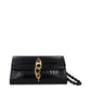 Black Leather Clutch Bag
