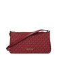 Red Fabric Crossbody Bag