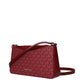 Red Fabric Crossbody Bag
