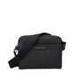 Black Fabric Crossbody Bag