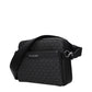 Black Fabric Crossbody Bag
