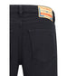 Black Cotton Slim Fit Jeans