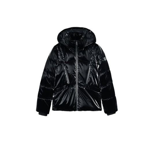 Black Polyester Coat