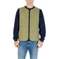 Green Polyester Sleveless Jacket