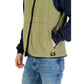 Green Polyester Sleveless Jacket