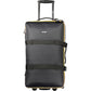 Black Polyamide Unisex Luggage Travel Bag