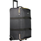 Black Polyamide Unisex Luggage Travel Bag