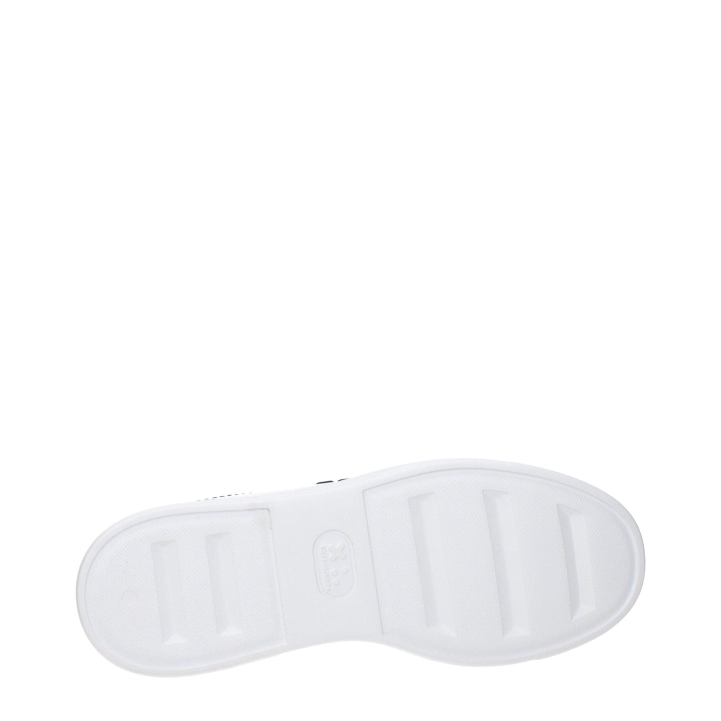 White Leather Low Top Sneakers