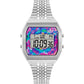 Gray Stainless Steel Digital Watch