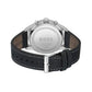 Black Leather Dress Watch