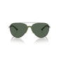 Gray Metal Sunglasses