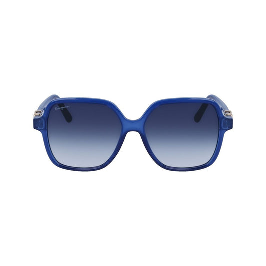 Blue Injected Sunglasses