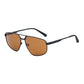 Black Metal Sunglasses