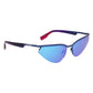 Blue Metal Sunglasses