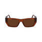 Brown Injected Sunglasses